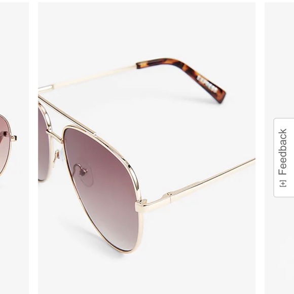 Express aviator sunglasses main image 7